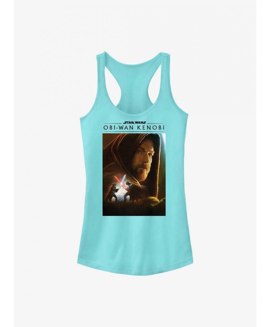 Big Sale Star Wars Obi-Wan Kenobi Obi-Wan Poster Girls Tank $8.54 Tanks