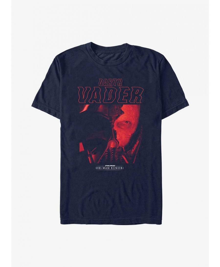 Absolute Discount Star Wars Obi-Wan Kenobi Darth Vader Portrait T-Shirt $5.19 T-Shirts