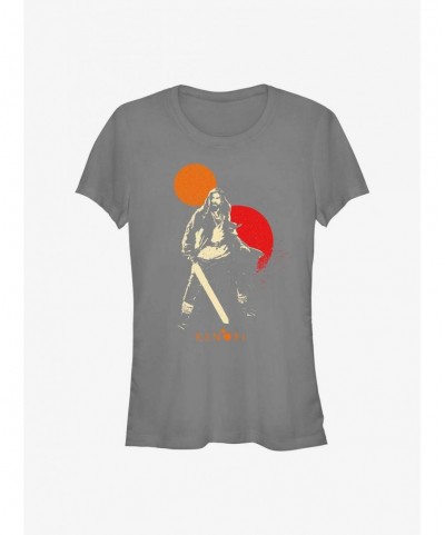 High Quality Star Wars Obi-Wan Kenobi Two Suns Hero Girls T-Shirt $5.93 T-Shirts