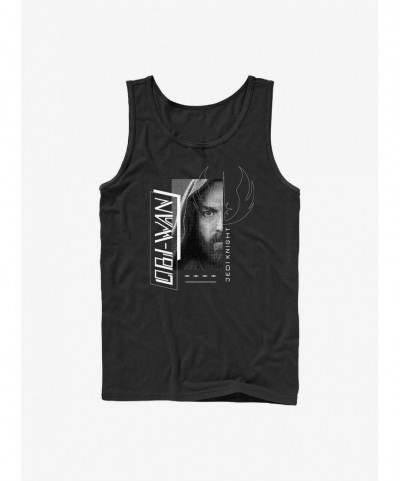 Trendy Star Wars Obi-Wan Jedi Knight Portrait Tank $5.58 Tanks