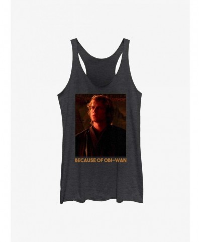 Unique Star Wars Because Of Obi-Wan Girls Tank $8.34 Tanks