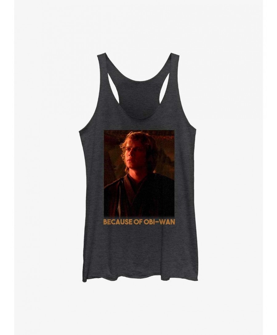 Unique Star Wars Because Of Obi-Wan Girls Tank $8.34 Tanks