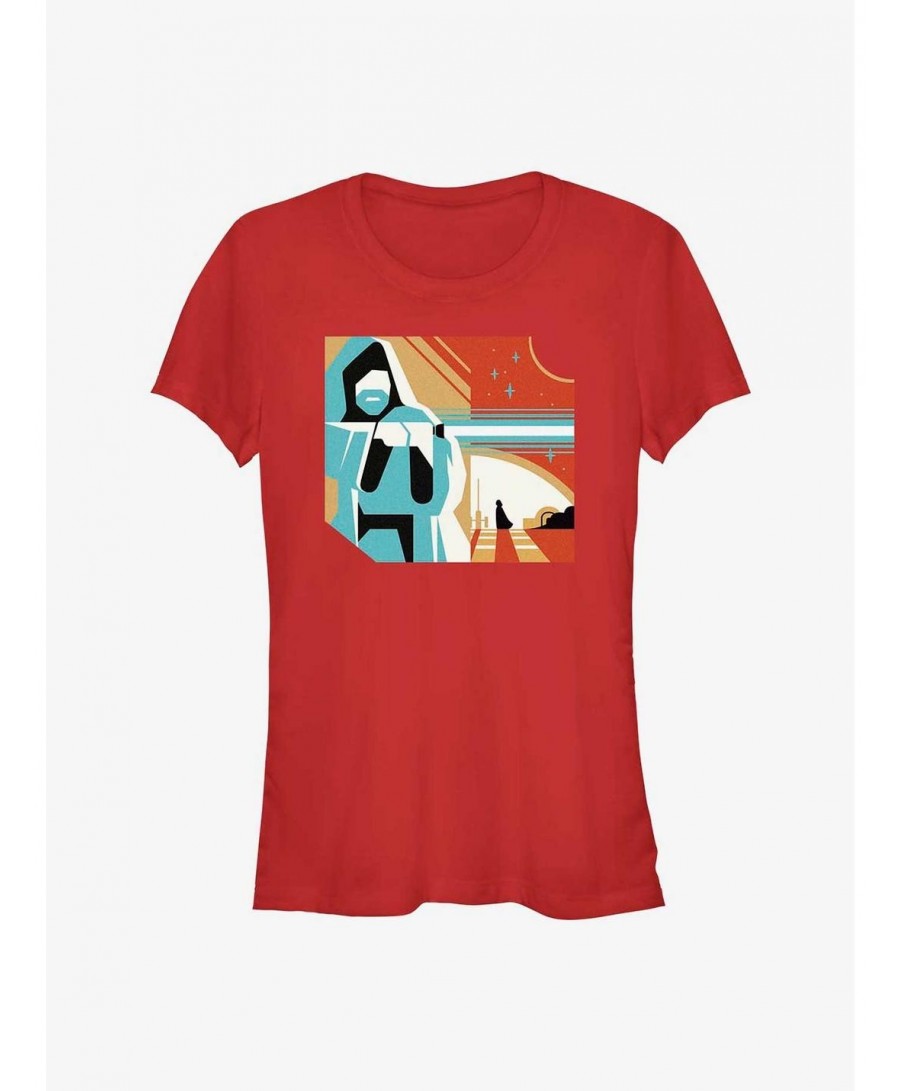 Exclusive Price Star Wars Obi-Wan Kenobi Geometric Obi-Wan Girls T-Shirt $6.10 T-Shirts