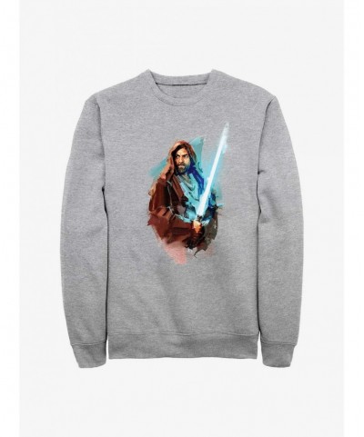 Limited Time Special Star Wars Obi-Wan Kenobi Paint Sweatshirt $11.11 Sweatshirts