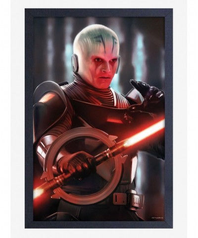 Flash Deal Star Wars Obi-Wan Grand Inquisitor Framed Wood Wall Art $8.96 Others