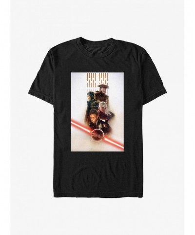 Clearance Star Wars Obi-Wan Kenobi Character Poster T-Shirt $7.53 T-Shirts