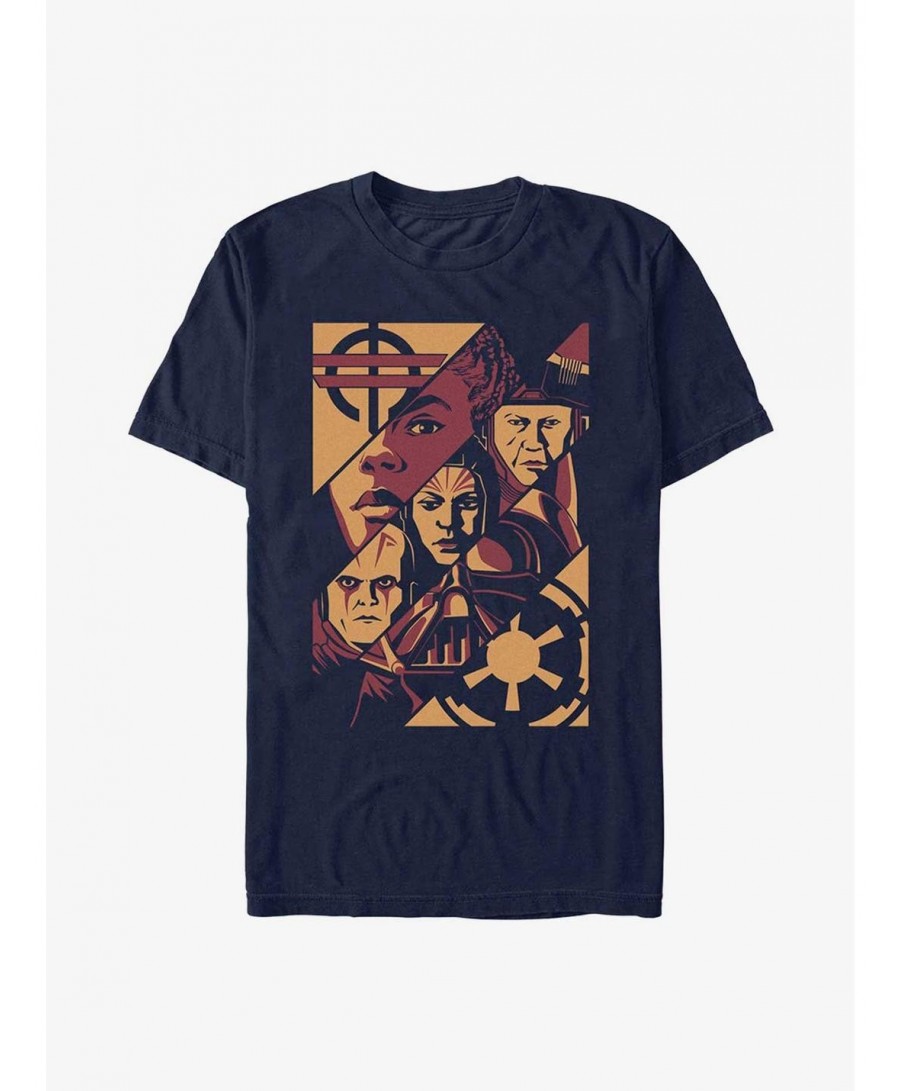 Fashion Star Wars Obi-Wan Kenobi Republic Fragments T-Shirt $5.35 T-Shirts